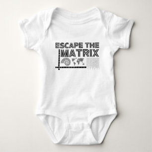 ESCAPE THE MATRIX BABY BODYSUIT