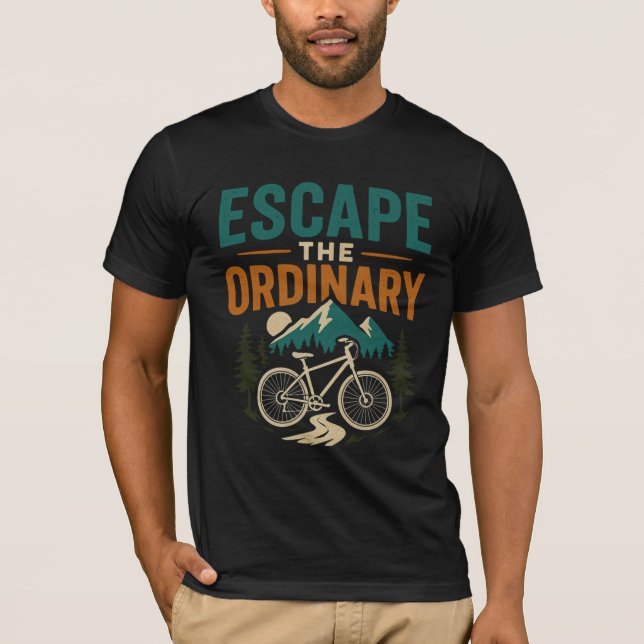 Escape the Ordinary Bike Adventure T-Shirt (Front)