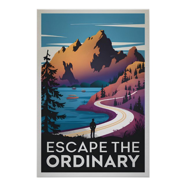 Escape the ordinary poster (Front)