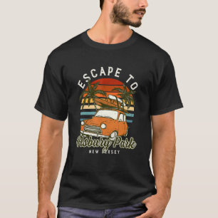 Escape To Asbury Park Beach New Jersey Ocean Nj Su T-Shirt