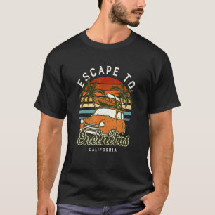 Escape To Encinitas Beach California Ocean Ca Summ T-Shirt