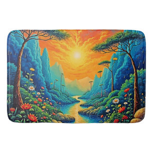 Escape to Nature Art Design Bath Mat