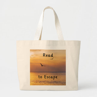 Escape to Read Tote Bag | Book Lover Reading Bag
