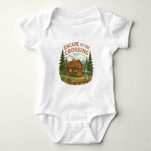 ESCAPE TO THE CROSSING Maggie Sullivan Cosy Cabin Baby Bodysuit