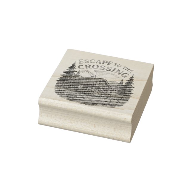 ESCAPE TO THE CROSSING Maggie Sullivan Cosy Cabin Rubber Stamp (Stamp)
