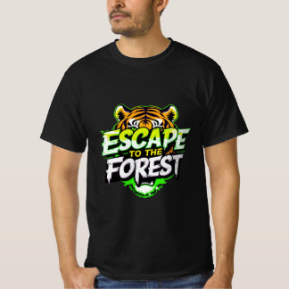 Escape to the Forest Tiger  T-Shirt