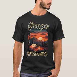 Escape to the Wild – Camping Adventure T-Shirt