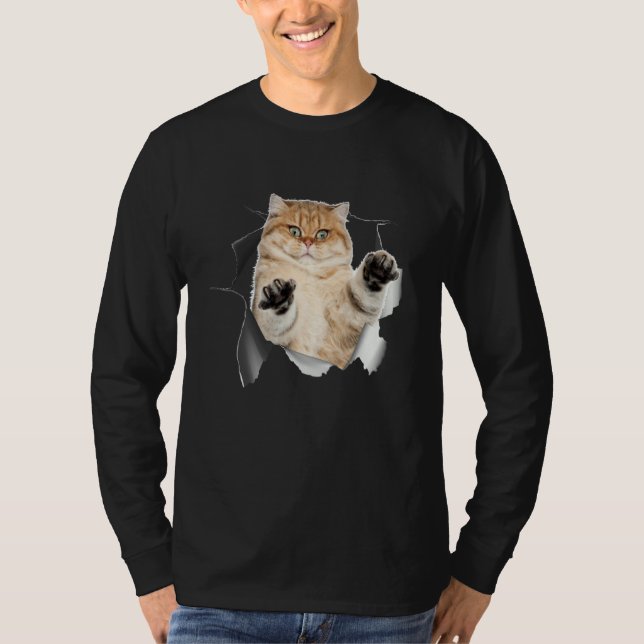 Escaping Cat T-Shirt (Front)