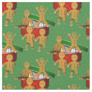 Escaping Gingerbread Cookies Cute Holiday Fabric