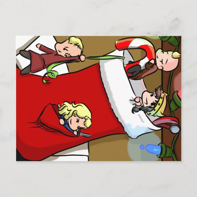 Escaping tinies postcard (Front)