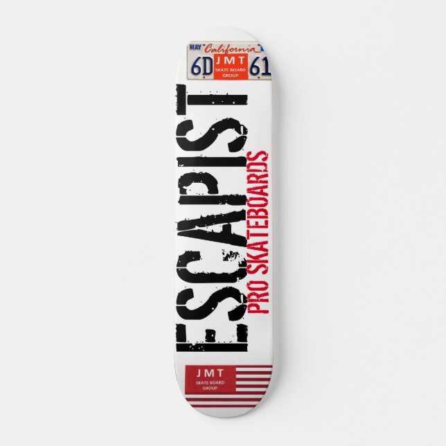 ESCAPIST Skateboard, 7¾" Deck Skateboard (Front)