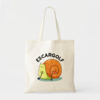 Escar-golf Funny Escargot Snail Pun