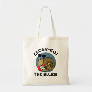 Escar-got The Blues Funny Escargot Snail Pun  Tote Bag