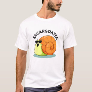Escargoatee Funny Snail Escargot Pun T-Shirt