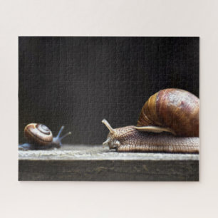 Escargots - Snail Mollusk Jigsaw Puzzle