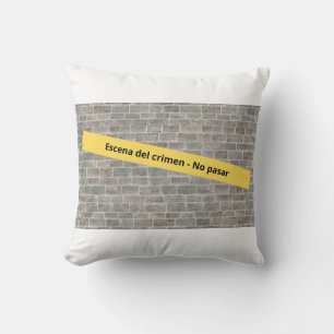 Escena del crimen cushion