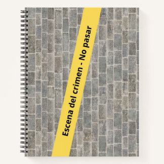 Escena del crimen notebook