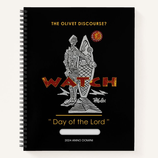 Eschatology of the Day of the Lord Bible Chart Notebook (Front)