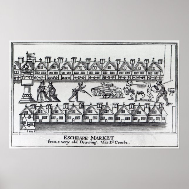 Escheape Market Poster (Front)