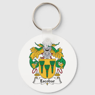 Escobar Family Crest Key Ring