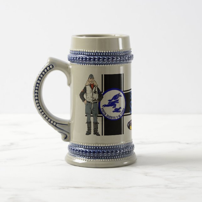 ESCUADRILLA AZUL BEER STEIN (Left)