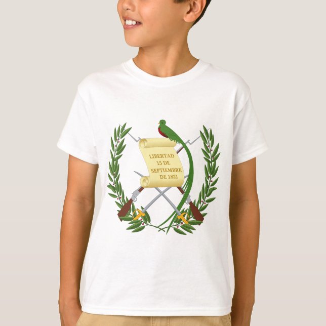 Escudo de armas de Guatemala - Coat of arms T-Shirt (Front)