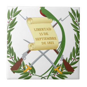 Escudo de armas de Guatemala - Coat of arms Tile