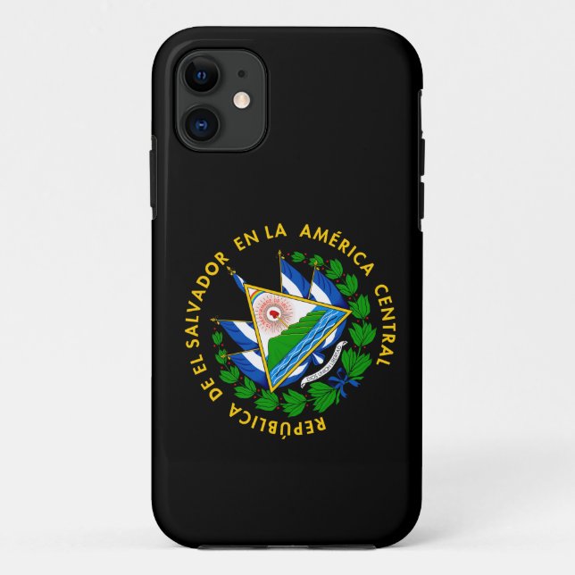 Escudo de El Salvador Case-Mate iPhone Case (Back)