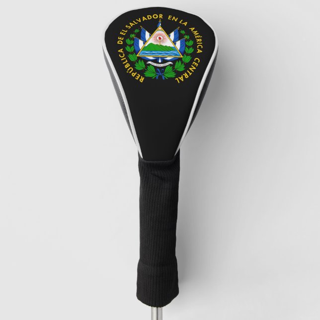 Escudo de El Salvador Golf Head Cover (Front)