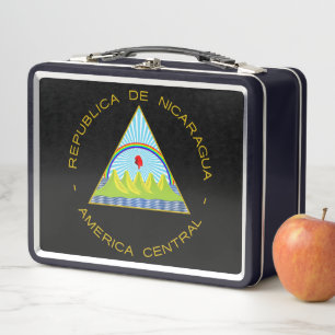 Escudo de Nicaragua Metal Lunch Box