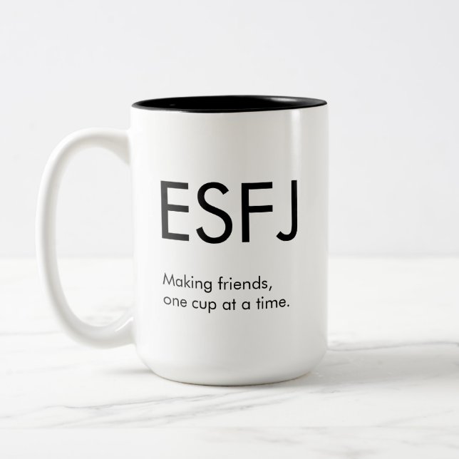 ESFJ Making friends Mug Gift (Left)
