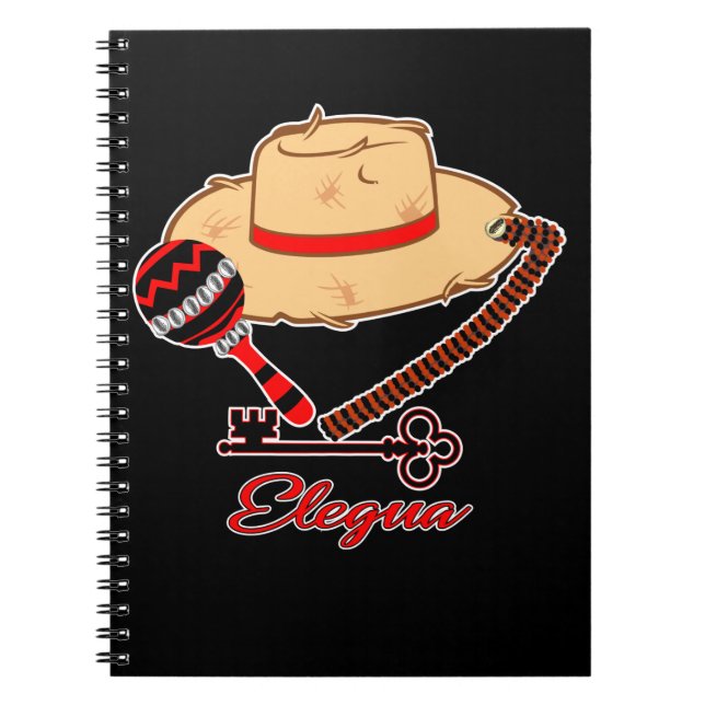Eshu Elegua Laroye hat Notebook (Front)