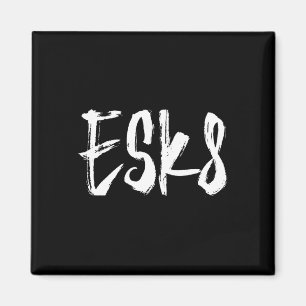 Esk8 - Electric Skateboarding Magnet