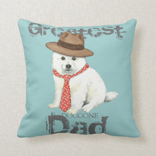 Eskie Dad Cushion