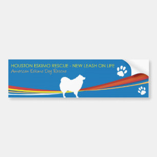 Eskie Rescue Bumper Sticker 2