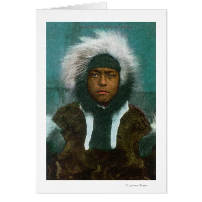 Eskimo Boy named "Menadelook" (Front)