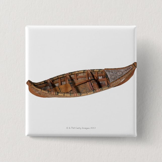 Eskimo Canoe 15 Cm Square Badge (Front)