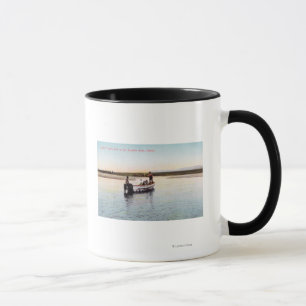 Eskimo Fishing Boat on the River Mug