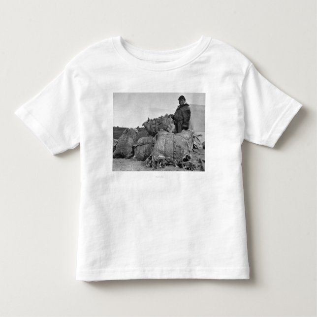 Eskimo Fur Dealer in Nome, Alaska Photograph Toddler T-Shirt (Front)