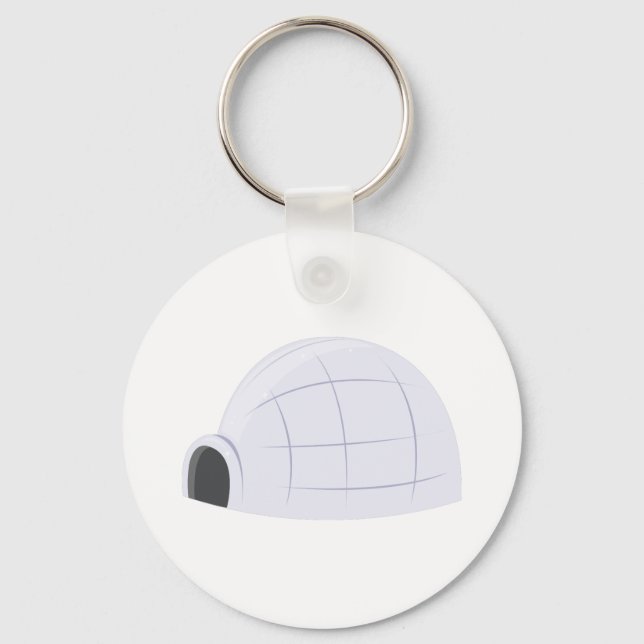 Eskimo Igloo Key Ring (Front)