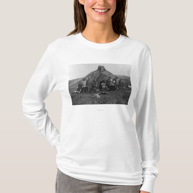 Eskimo Igloo Near Nome, Alaska Photograph T-Shirt (Front)