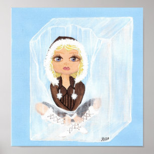 Eskimo in Ice Quantum Cutie Poster