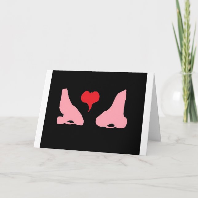 Eskimo Kiss Card (Front)