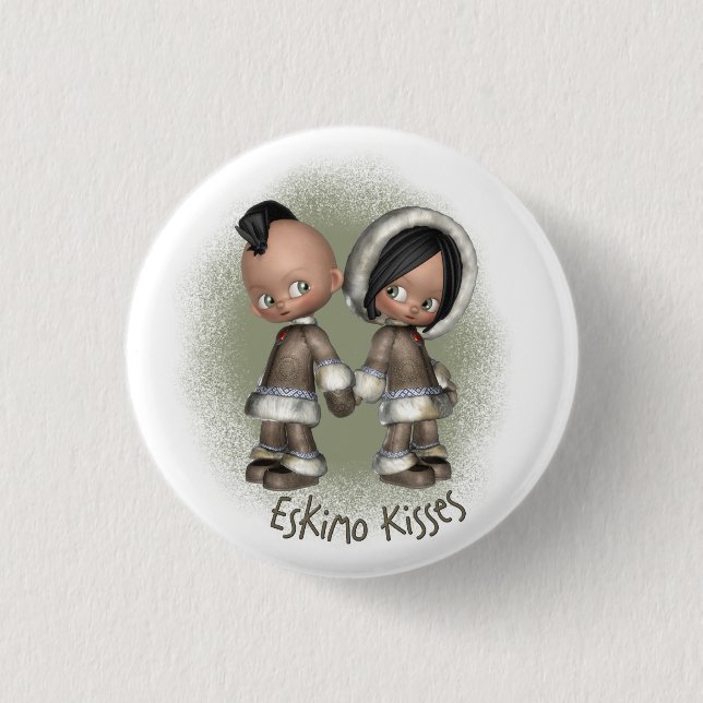 Eskimo Kisses Button (Front)