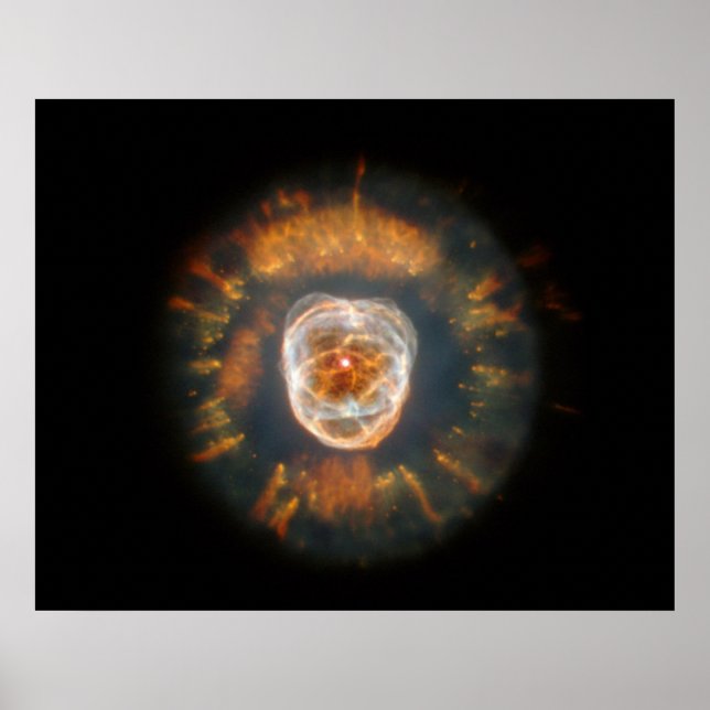 Eskimo Nebula (NGC 2392) Poster (Front)