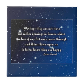 Eskimo Proverb  Perhaps they are not stars   Tile