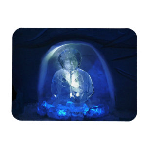 Eskimo Room at Hotel de Glace, Quebec, Canada Magnet