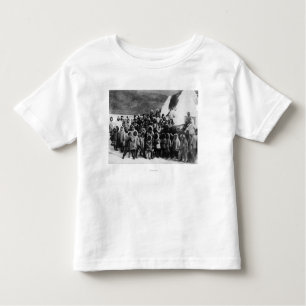 Eskimo School Children in Alaska Photograph Toddler T-Shirt