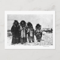 Eskimo Women In Alaska Photograph