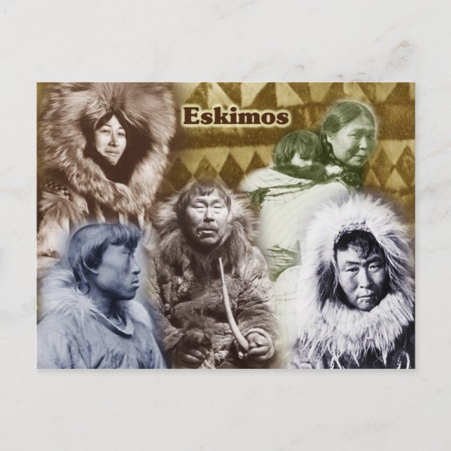 Eskimos of Alaska (1904 -1930) Postcard (Front)
